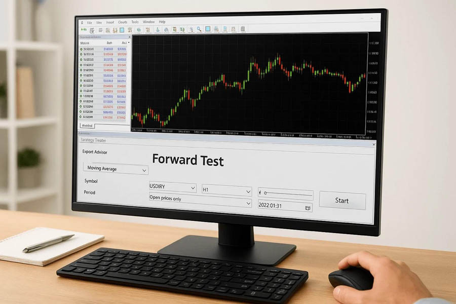 فوروارد تست در متاتریدر ۴