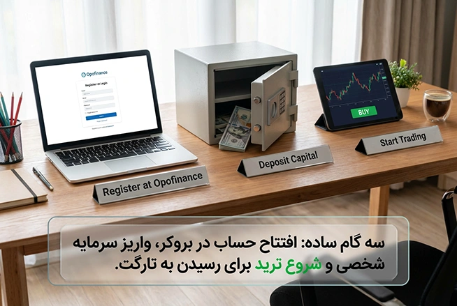 نحوه شرکت در پراپ تک مرحله ای